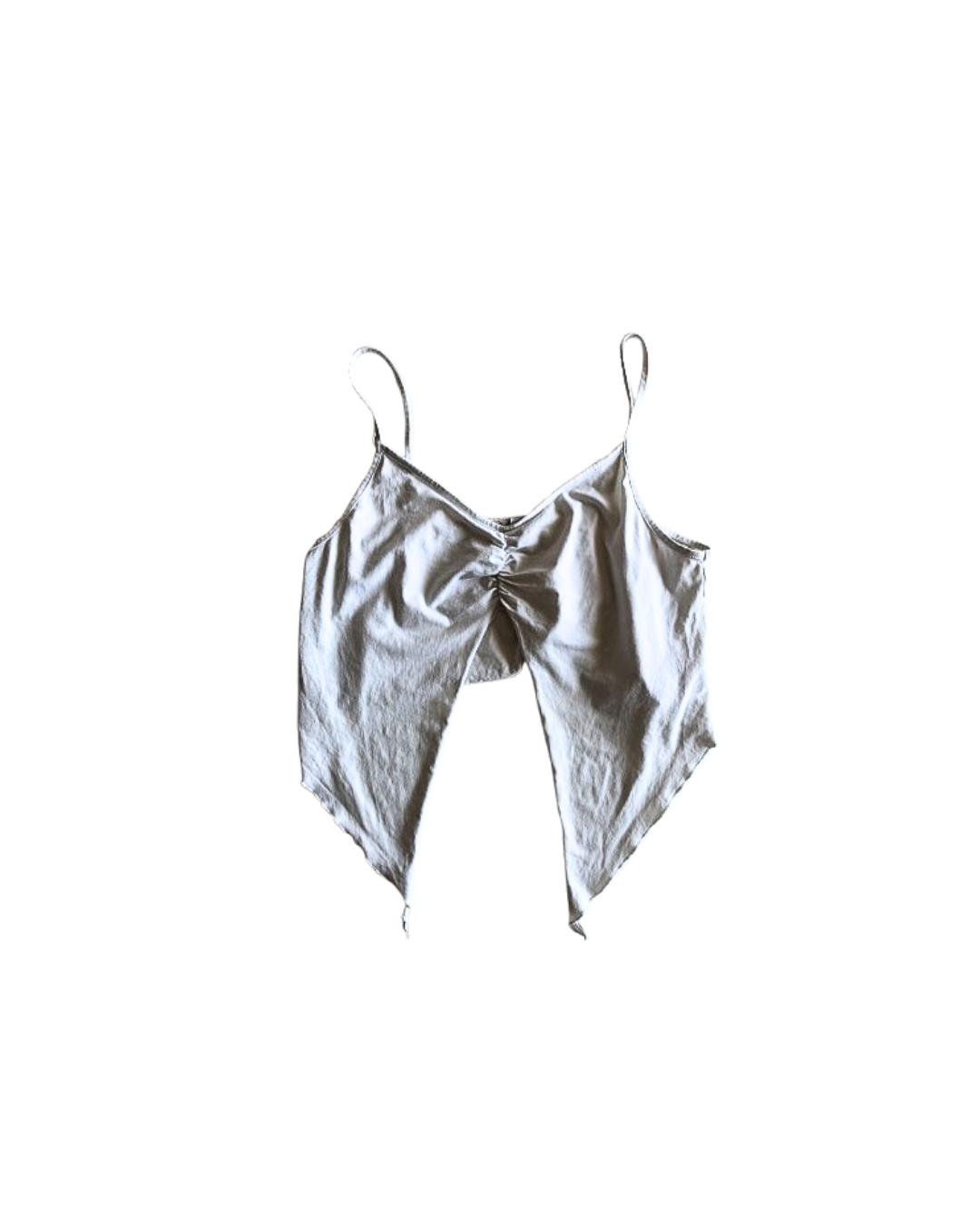 Top papillon blanc
