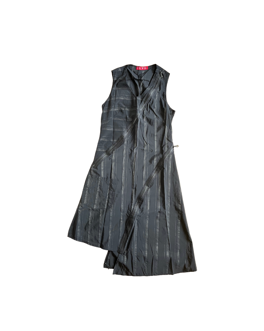 Robe longue asymétrique