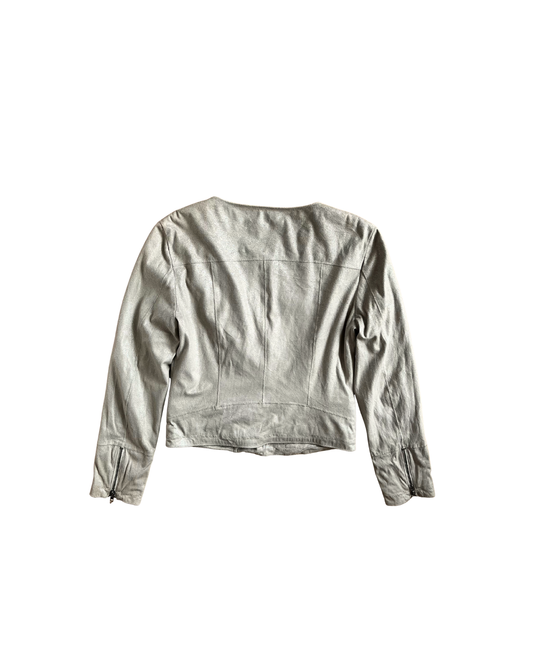 Veste marron brillante