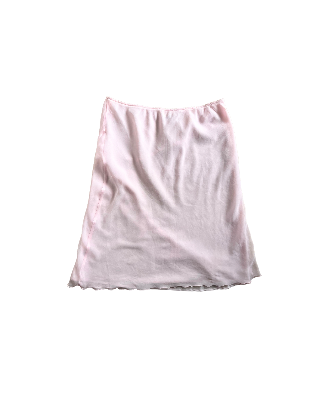 Jupe rose mi-longue