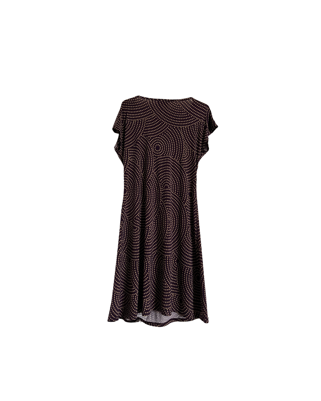 Robe violette à pois