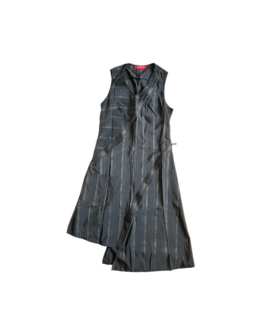 Robe longue asymétrique
