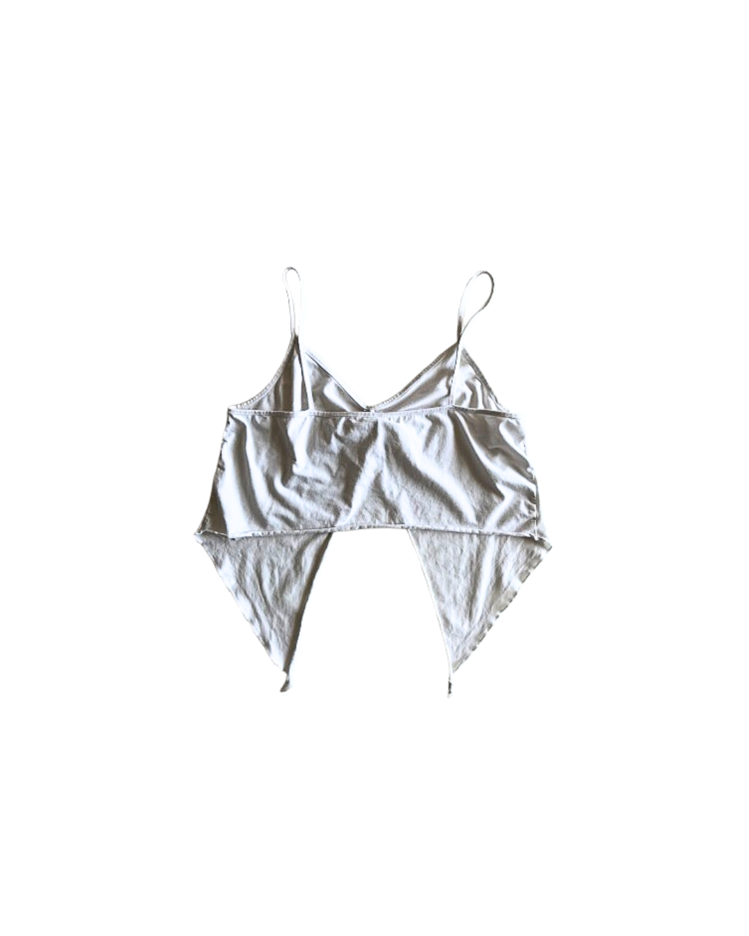Top papillon blanc